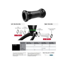 SRAM DUB BSA 68/73 krankboks Standard bearings
