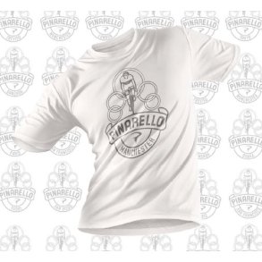 Pinarello T-SHIRT HERITAGE LOGO White