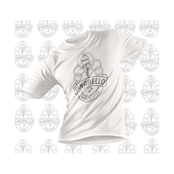 Pinarello T-SHIRT HERITAGE LOGO White