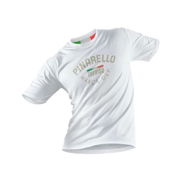 Pinarello T-shirt Marchio Deep White