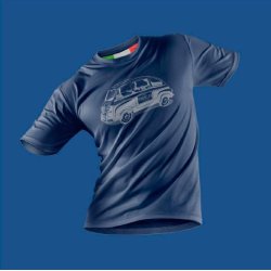 Pinarello T-SHIRT MULTIPLA Navy Blue