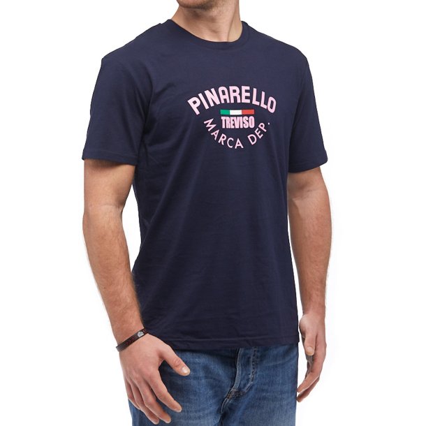 Pinarello T-shirt Marchio Deep Navy