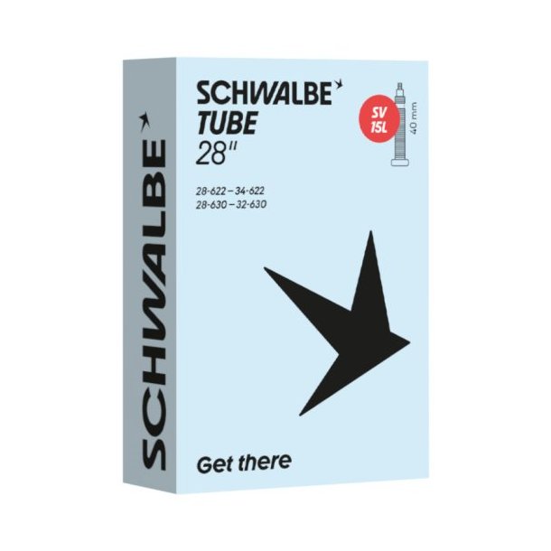 SCHWALBE Slange SV15 700 x 28-34c (28-32x622-630) Presta (Removable core) 80 mm