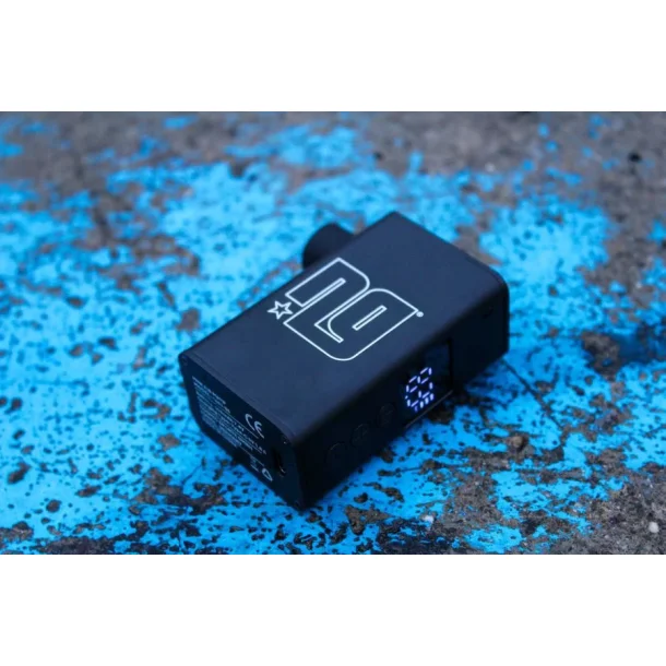 NG Sports Cawacawa elektrisk minipumpe Aluminum, 2*350 mAh, 8,3 bar 120 psi black matte