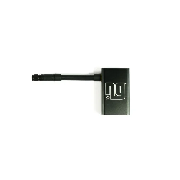 NG Sports Cawacawa elektrisk minipumpe Aluminum, 2*350 mAh, 8,3 bar 120 psi black matte