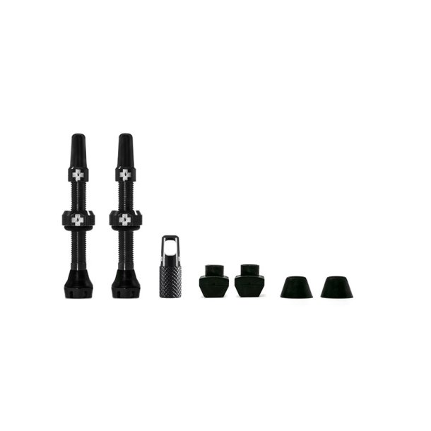 MUC-OFF Tubeless Valve Kit V. 2.0 44 mm Black