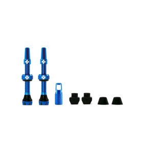 MUC-OFF Tubeless Valve Kit V. 2.0 44 mm Blue
