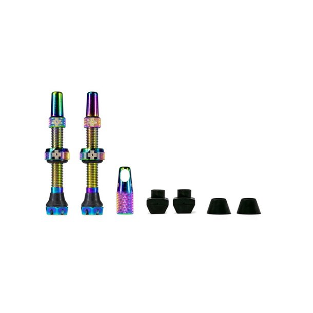 MUC-OFF Tubeless Valve Kit V. 2.0 44 mm Iridescent