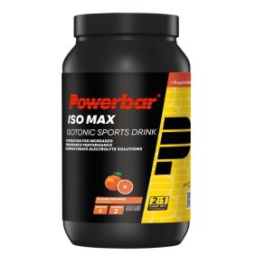 Powerbar IsoMax blood orange 75mg koffein sportsdrik m. elektrolytter 1.200g