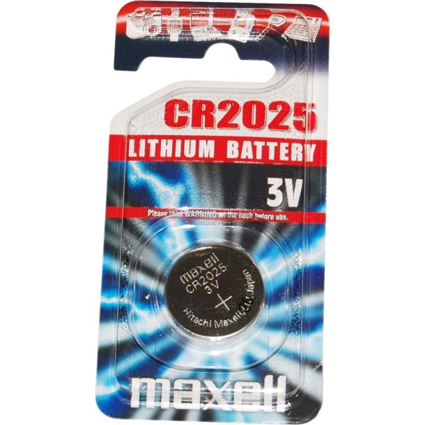 Batteri Maxell CR2025 lithium 3v
