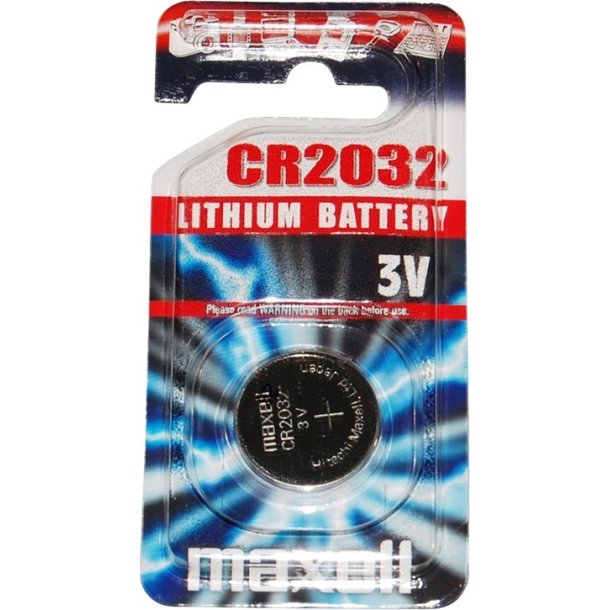 Batteri CR2032 1-pak Lithium Maxell