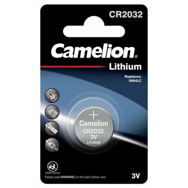 Batteri CR2032 1-pak Lithium Camelion
