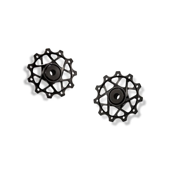 Garbaruk Rear Derailleur Pulleys for Shimano 11T-11T Black