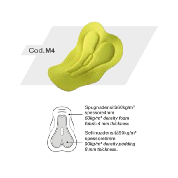 AL Bibshorts Corsa Solid Sort/Hvid