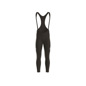 AL Bibtight Solid U/Pude Sort/Hvidt Logo