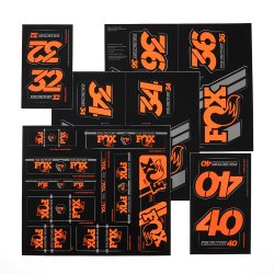 FOX Decal 2019 AM Heritage, Fork and Shock Kit, Orange