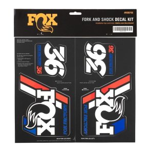 FOX Decal 2019 AM Heritage, Fork and Shock Kit, Red White Blue