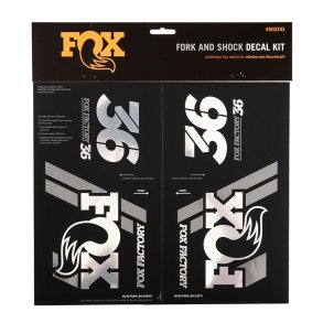 FOX Decal 2019 AM Heritage, Fork and Shock Kit, Chrome