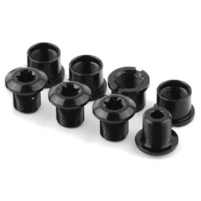 ABSOLUTEBLACK Klingeboltst 4-arm Road and MTB 4x short bolts + nuts