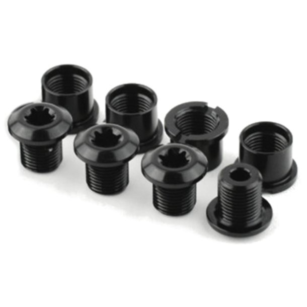 ABSOLUTEBLACK Klingeboltst 4-arm Road and MTB 4x short bolts + nuts