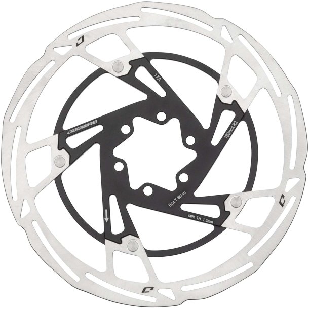 Jagwire Pro LR2 Disc Brake Rotor 2 piece alu 6 bolt 140mm
