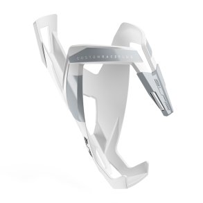 Elite Custom Race Plus Flaskeholder Soft Touch Hvid/Gr grafik