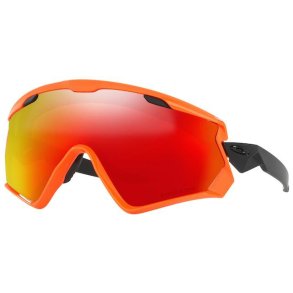 Oakley Wind Jacket 2.0 Neon Orange Red Prizm Snow Torch
