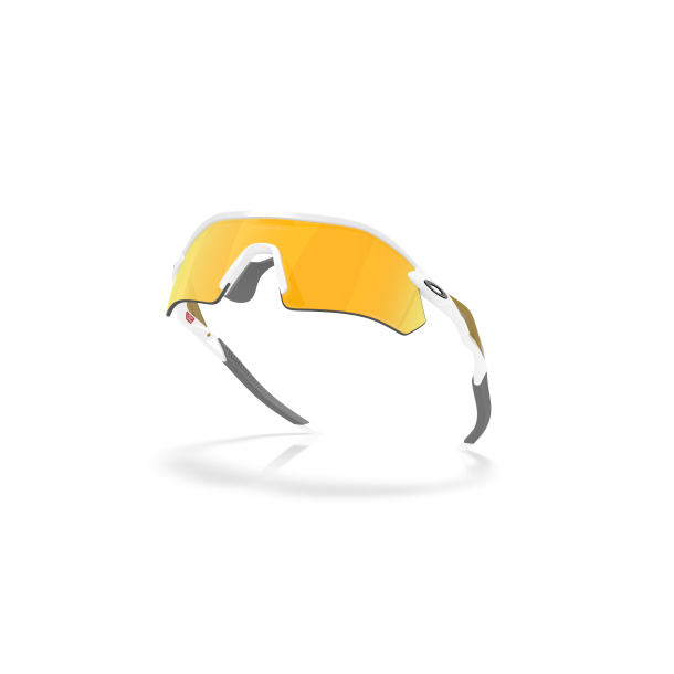 Oakley Radar Plate Polished White Prizm 24K Polarized
