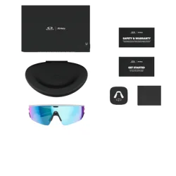 Oakley Meta Vanguard Prizm Sapphire Gloss white
