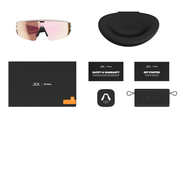 Oakley Meta Vanguard Prizm Rose Gold White