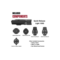 KOM Cycling Quick Release Light 1000