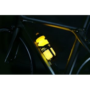 Topeak Flaskeholder iGlowCage med flaske