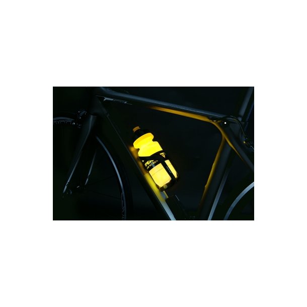 Topeak Flaskeholder iGlowCage med flaske