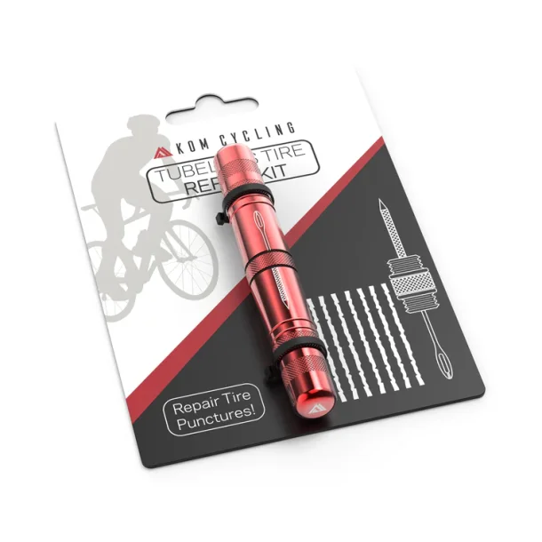 KOM Cycling  Tire Repair Tool (Red)