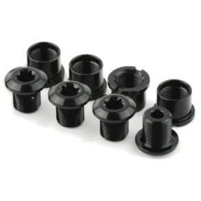 ABSOLUTEBLACK Klingeboltst 4-arm Road and MTB 4x long bolts + nuts