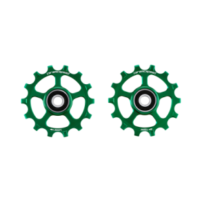 Ceramicspeed Pulley Wheels for Eagle 14 Green Coated
