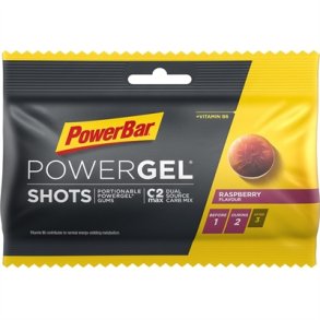 Powerbar PowerGel shots Rasberry vingummi