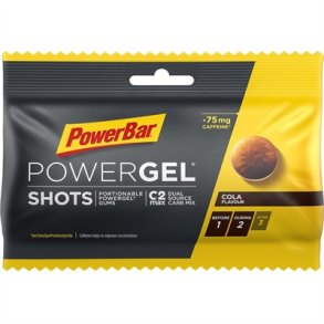 Powerbar PowerGel shots Cola 75mg koffein vingummi