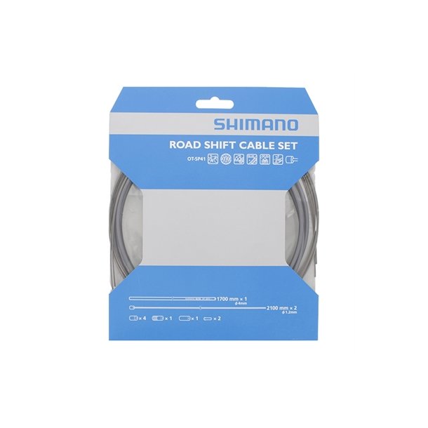 Shimano Gearwirest Racer rustfri Gr, PTFE 