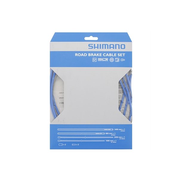Shimano Bremsewirest Racer rustfri Bl, PTFE 