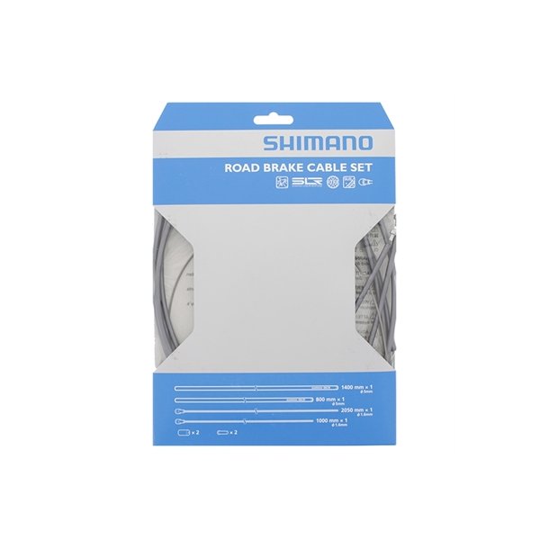 Shimano Bremsewirest Racer rustfri gr, PTFE 